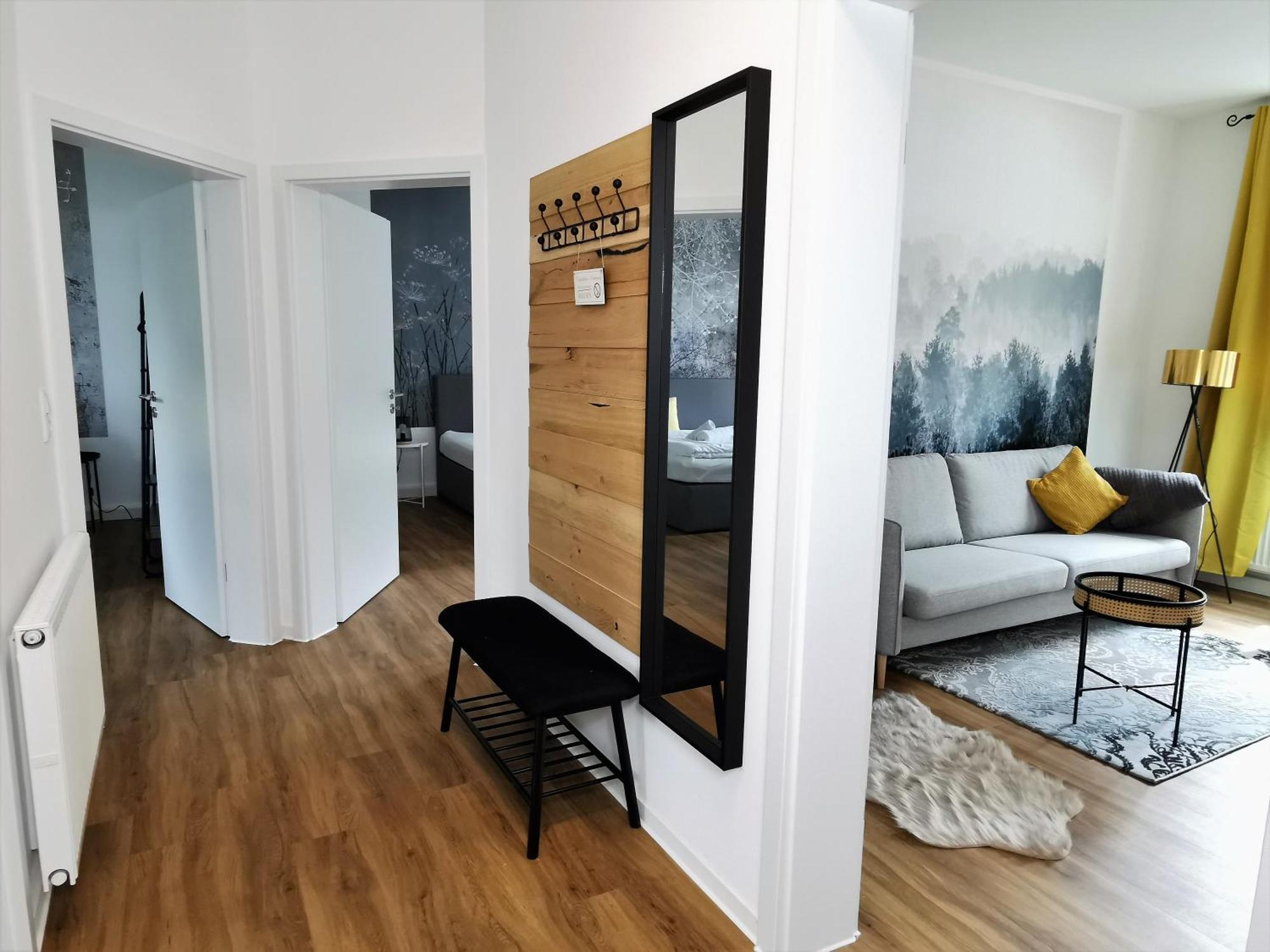 Bohnapartments: Stadtblick Zechenhaus mit Balkon und Parkplatz Ilmenau Exterior photo