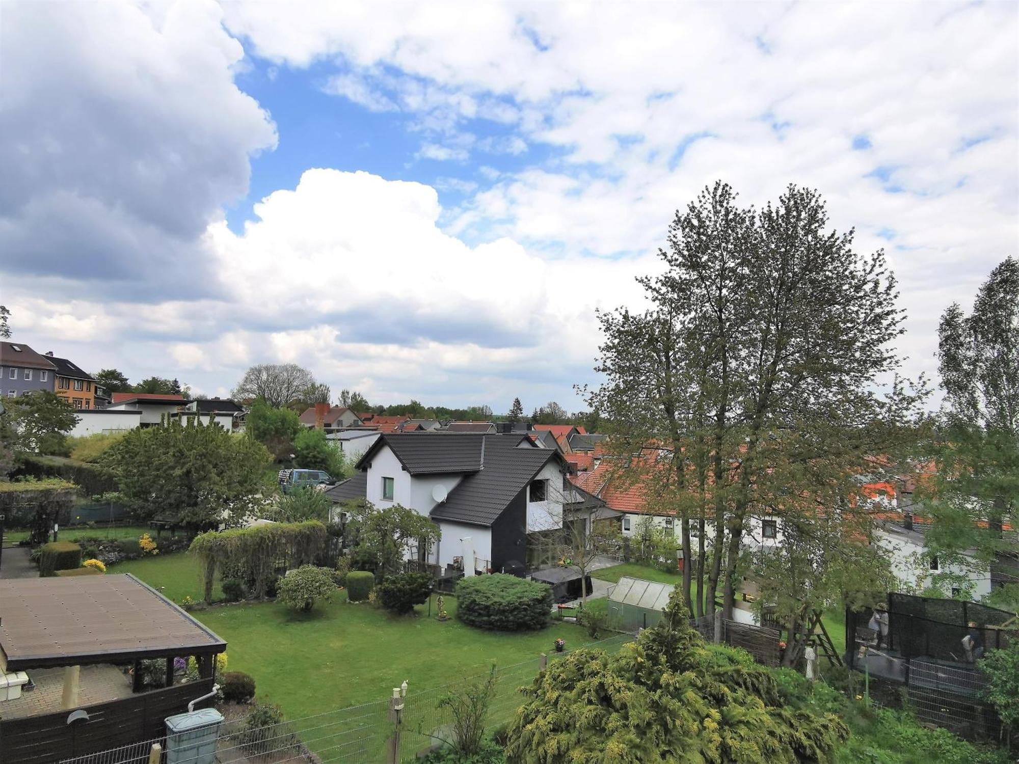 Bohnapartments: Stadtblick Zechenhaus mit Balkon und Parkplatz Ilmenau Exterior photo
